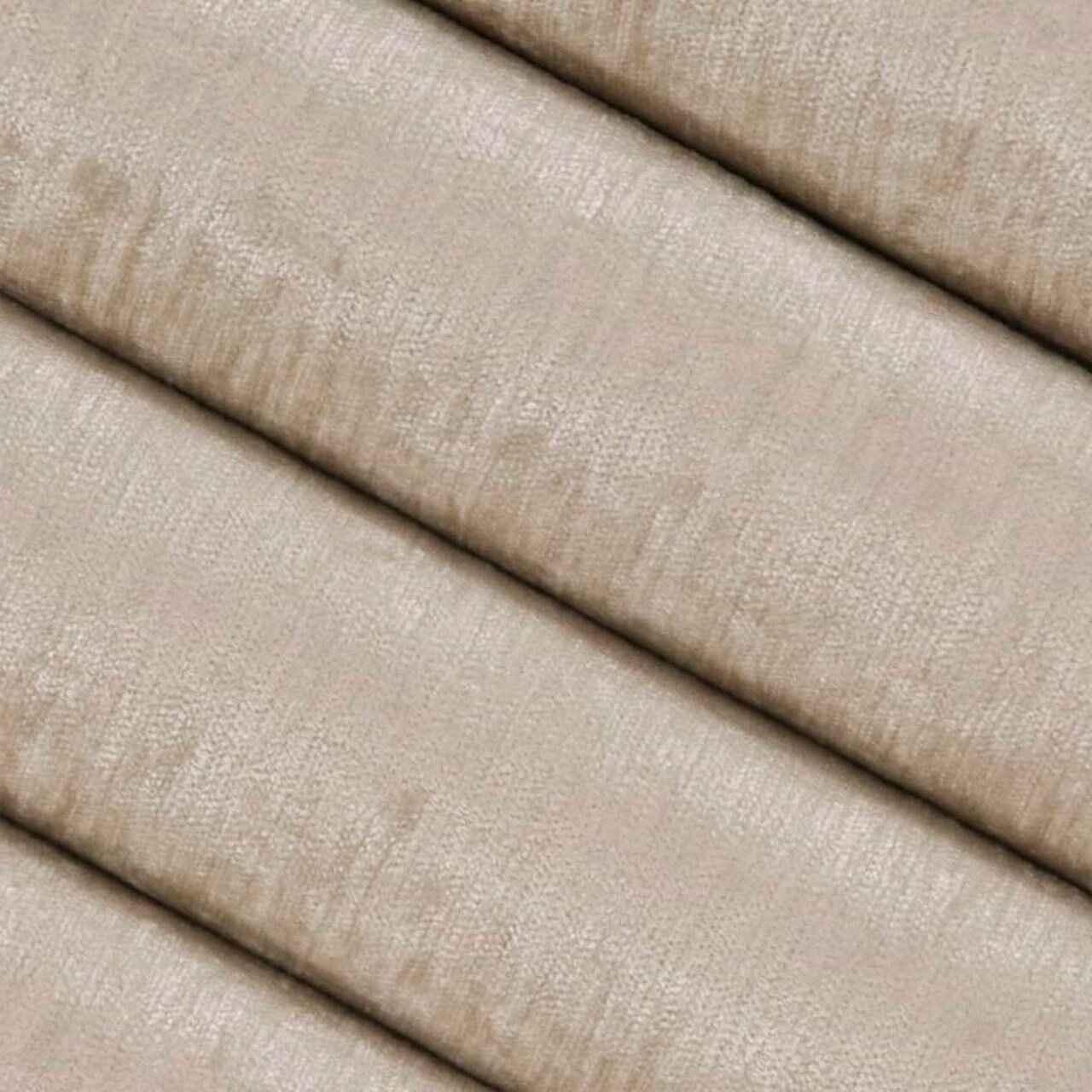 Natural Velvet Upholstery Fabric by The Yard - SKU: Percey Moonstone